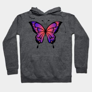 Often butterfly-orange purple Hoodie